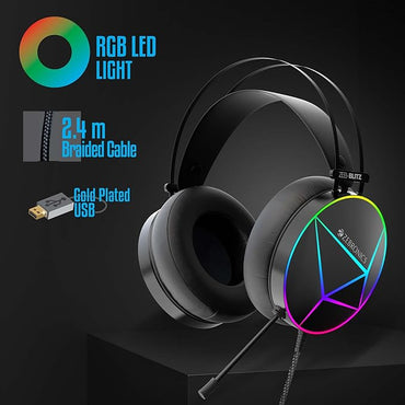 ZEBRONICS Zeb-Blitz USB Gaming Headphone with Dolb