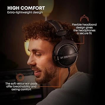 beyerdynamic Dt 770 Pro 250 Ohm Studio Wired Over Ear Headphones (Open-Box)