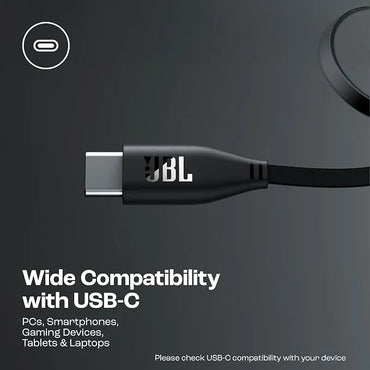 JBL Tune 520C USB-C Wired On-Ear Headphones with Mic (Open-Box)