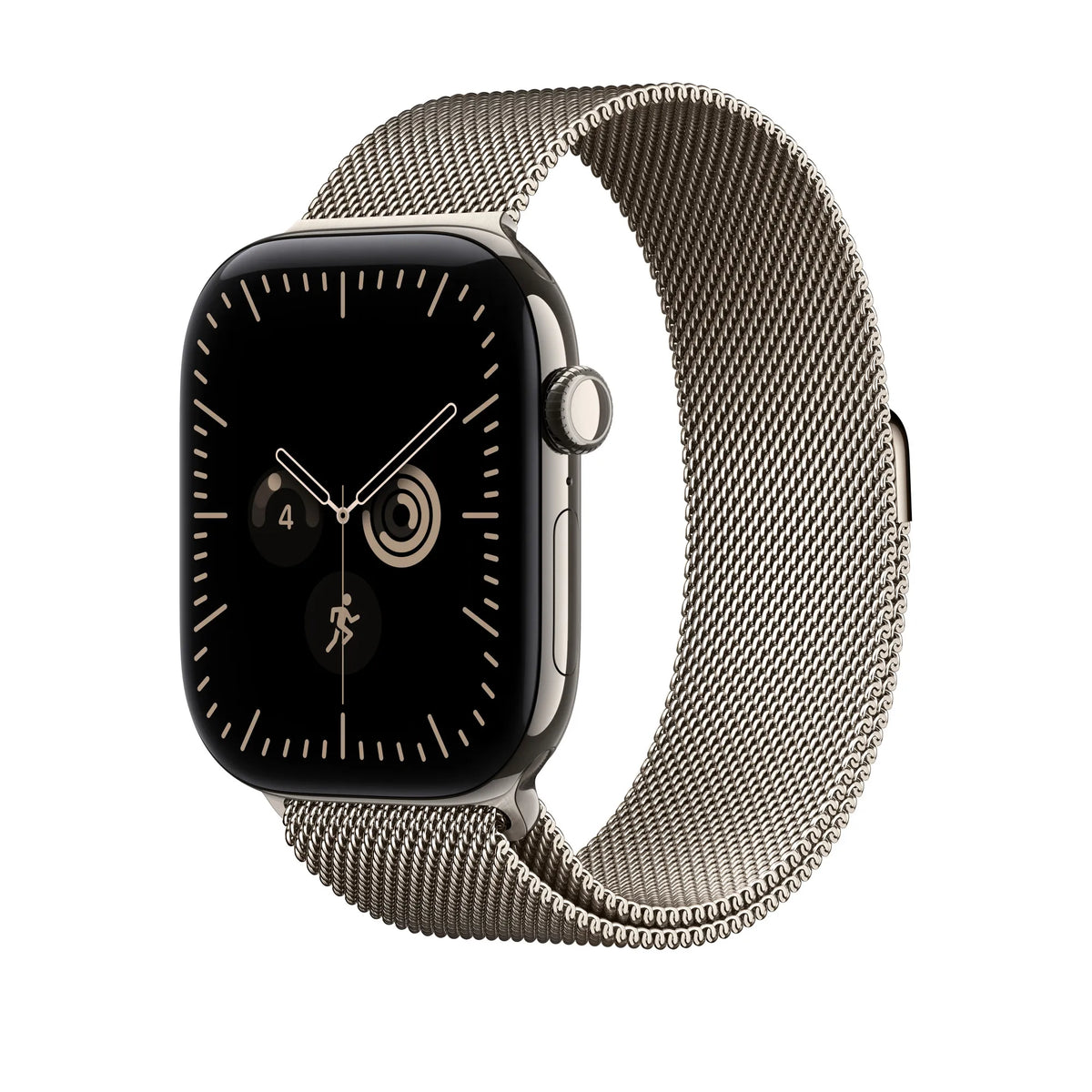 Apple 46mm Natural Milanese Loop – S/M