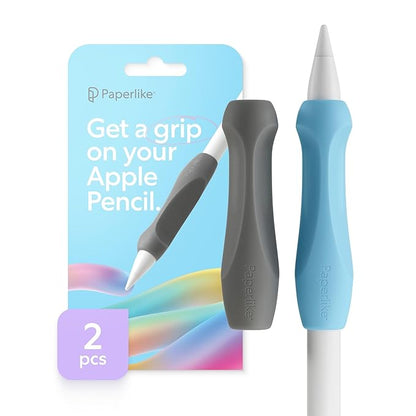 Paperlike's Pencil Grips for Apple Pencil 1st & 2nd Generation, USB-C & Pro - Set of 2 - Ergonomic precision