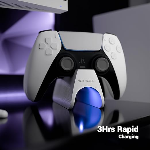 ZEBRONICS PS5C, PS5 Controller Charging Dock, 3H R