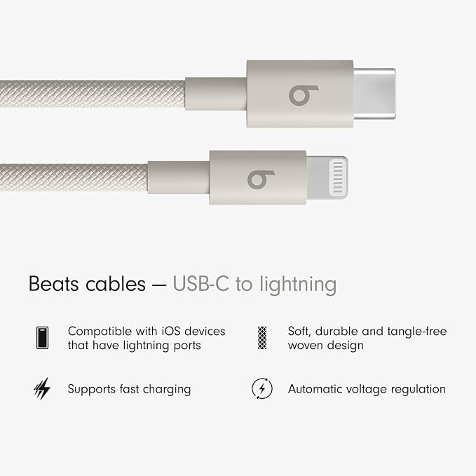 Beats USB-C to Lightning Woven Cable, Fast Chargin