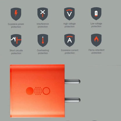 CMF by Nothing 65W GaN Multiport Charger | Dual USB-C + USB-A | PD 3.0 | Intelligent Power Distribution, Orange (Open-Box)