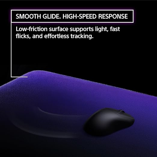 Sony INZONE Mat-D Speed-Type Large Cloth Gaming Mousepad, 480x400mm, Low Friction, Non-Slip Rubber Base, Edge Stitched, 4mm Thickness, Developed with Fnatic