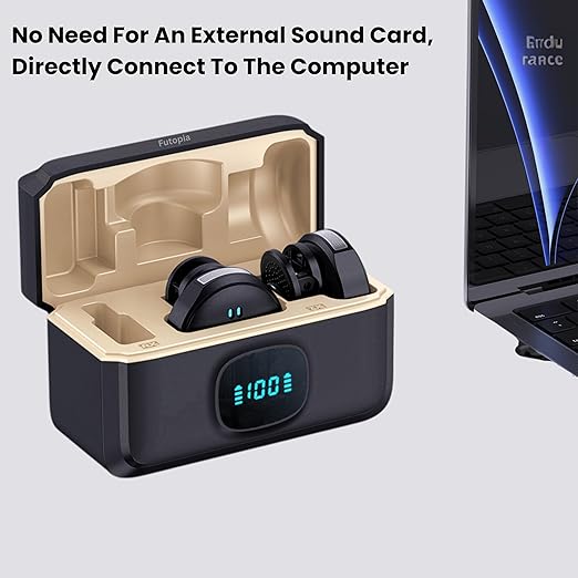 Futopia Wireless Rechargeable Microphone with Charger