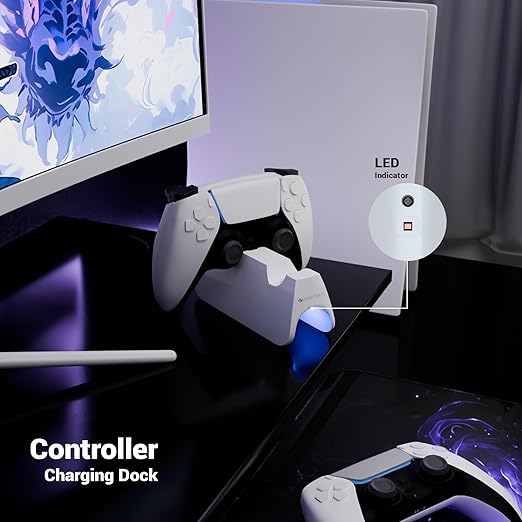 ZEBRONICS PS5C, PS5 Controller Charging Dock, 3H R