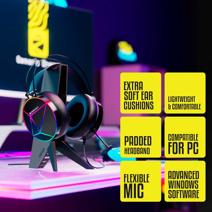 ZEBRONICS Zeb-Blitz USB Gaming Headphone with Dolb