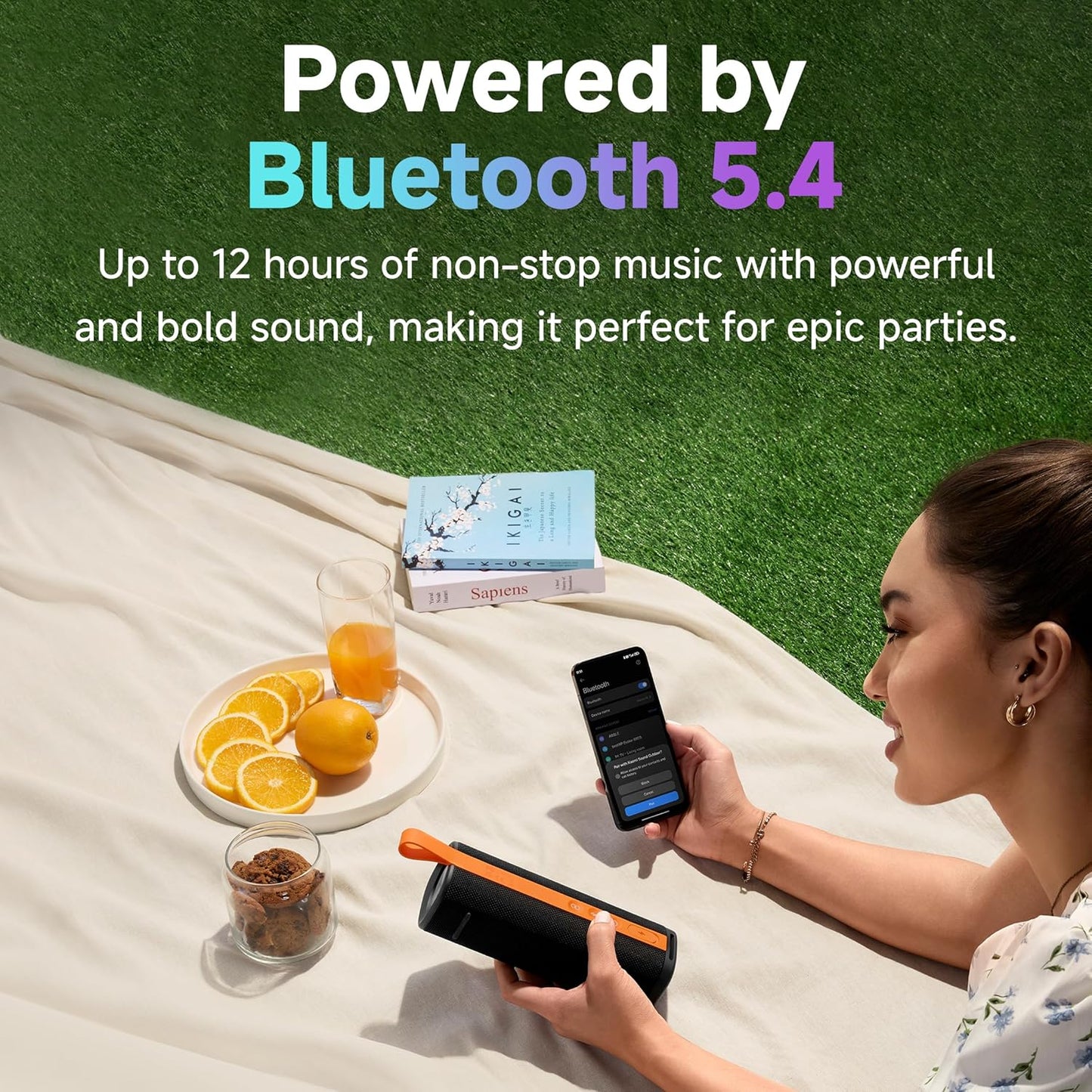 XIAOMI Sound Outdoor Speaker | 30W Hi-Quality Speaker with Mic | Upto 12hrs Playback Time | IP67 Waterproof & Type C | Wireless Stereo Pairing
