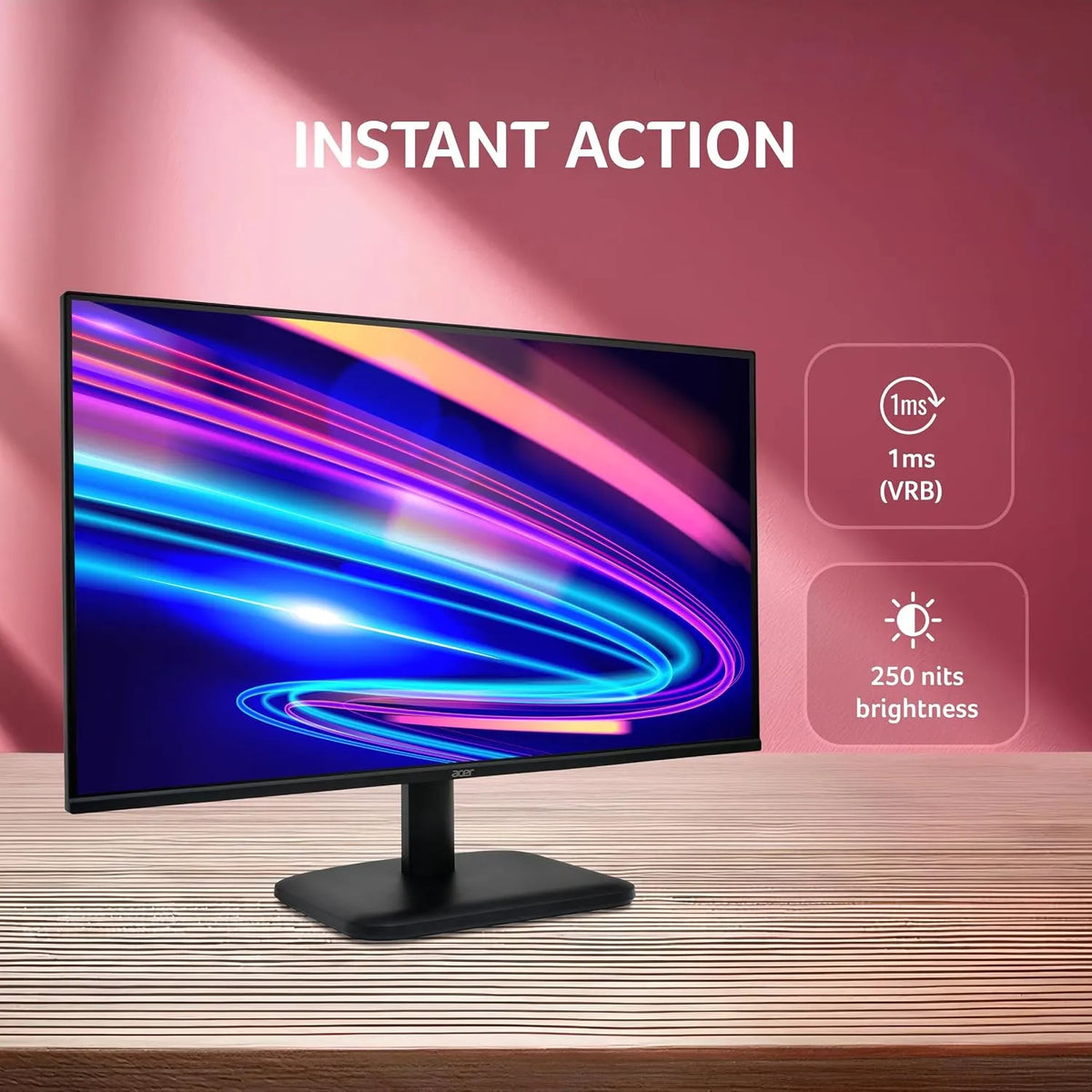 Acer EK251Q P6 24.5 Inch Full HD IPS LED Monitor (Open-Box)