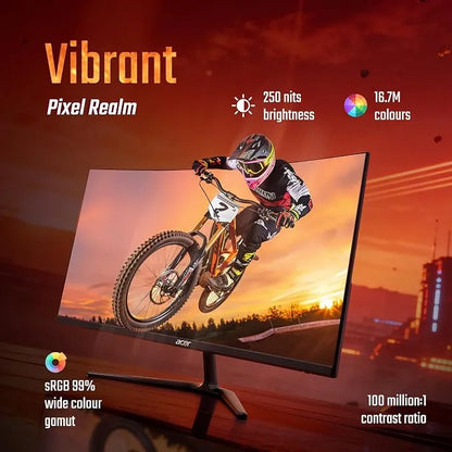 Acer Nitro ED320Q P0 31.5" Curved Gaming Monitor – 144Hz, 1ms & FreeSync (Open-Box)