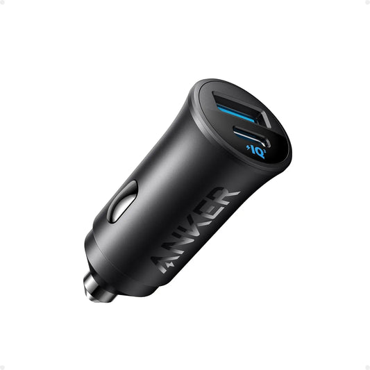 Anker 30W 2-Port USB-C Car Charger – PowerIQ 3.0