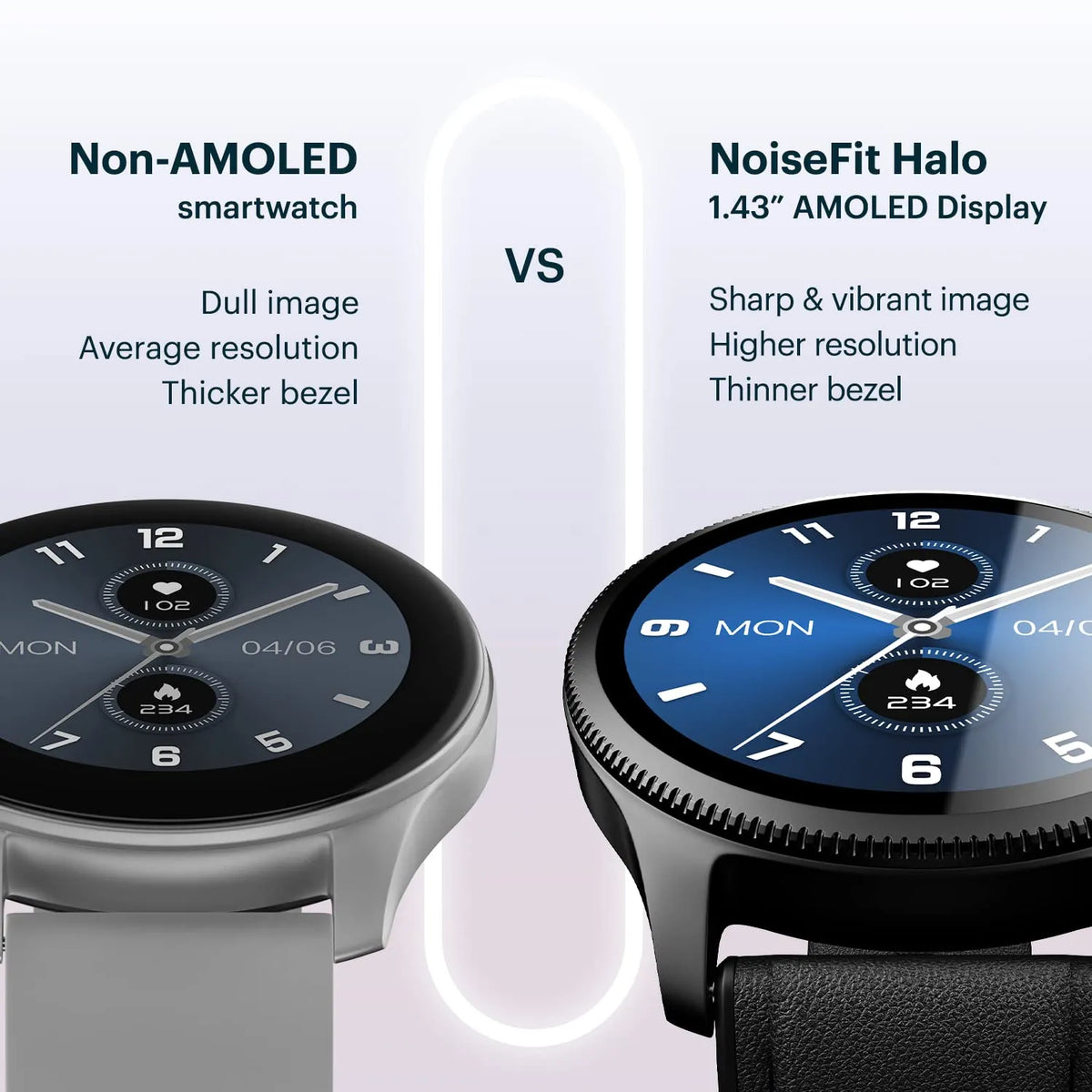 NoiseFit Halo 1.43" AMOLED Bluetooth Calling Smartwatch