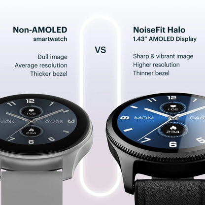 NoiseFit Halo 1.43" AMOLED Bluetooth Calling Smartwatch