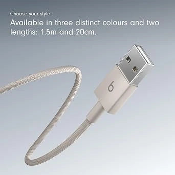 Beats USB-A to USB-C Woven Charging Cable – 1.5m (Open-Box)