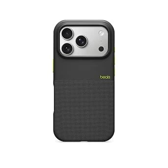 Beats iPhone 17 Pro Rugged Case with MagSafe & Camera Control, Scratch & Drop Tested, Matte Texture with Microfibre Lining - Everest Black (Open-Box)