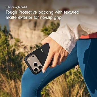 Beats iPhone 17 Pro Rugged Case with MagSafe & Camera Control, Scratch & Drop Tested, Matte Texture with Microfibre Lining - Everest Black (Open-Box)