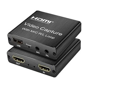 BigPlayer HDMI to USB 2.0 Video Capture Board Game Record Live Streaming Broadcast Local Loop Output (Open-Box)