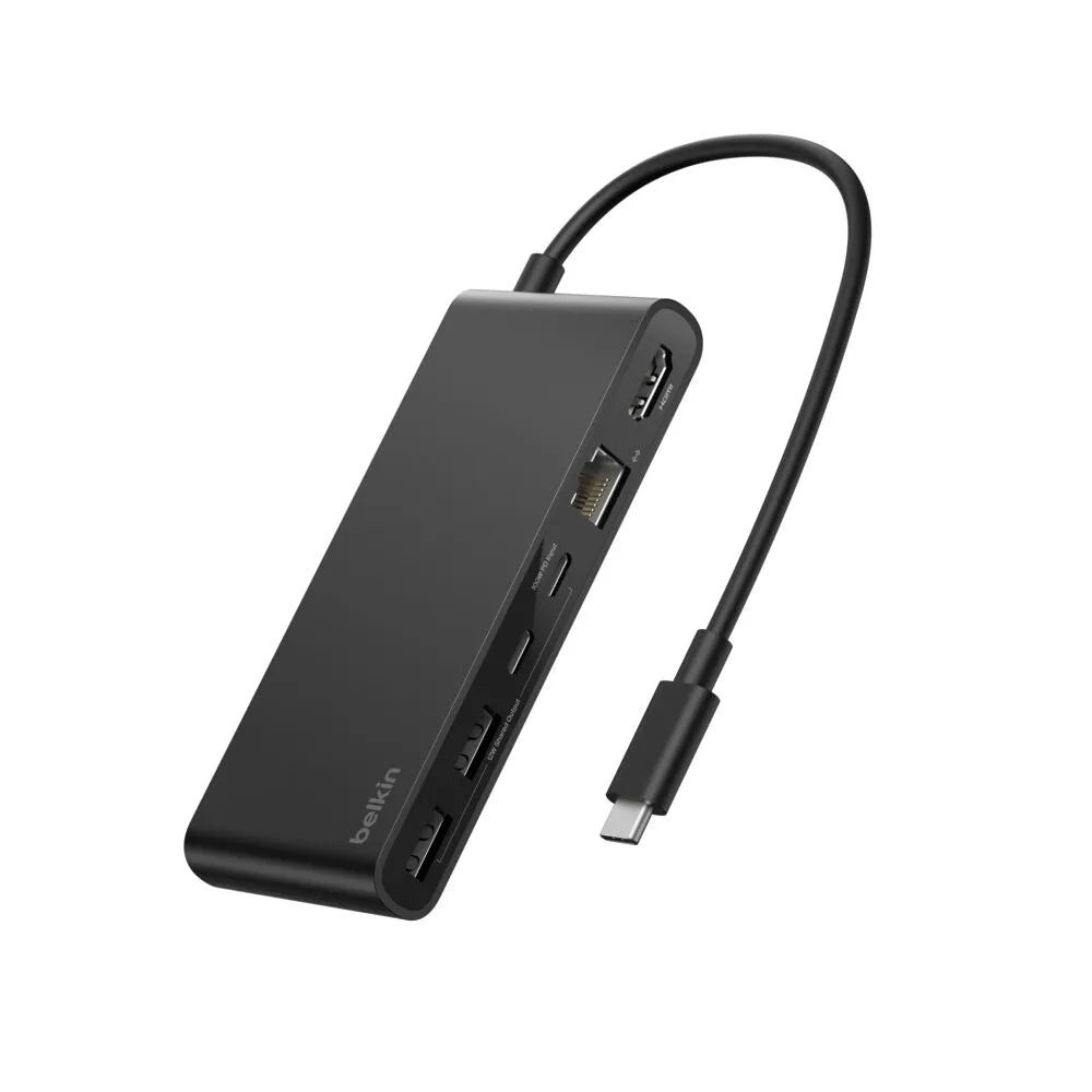 Belkin 8-in-1 USB-C Hub – 4K HDMI, 2.5Gbps Ethernet & 100W PD