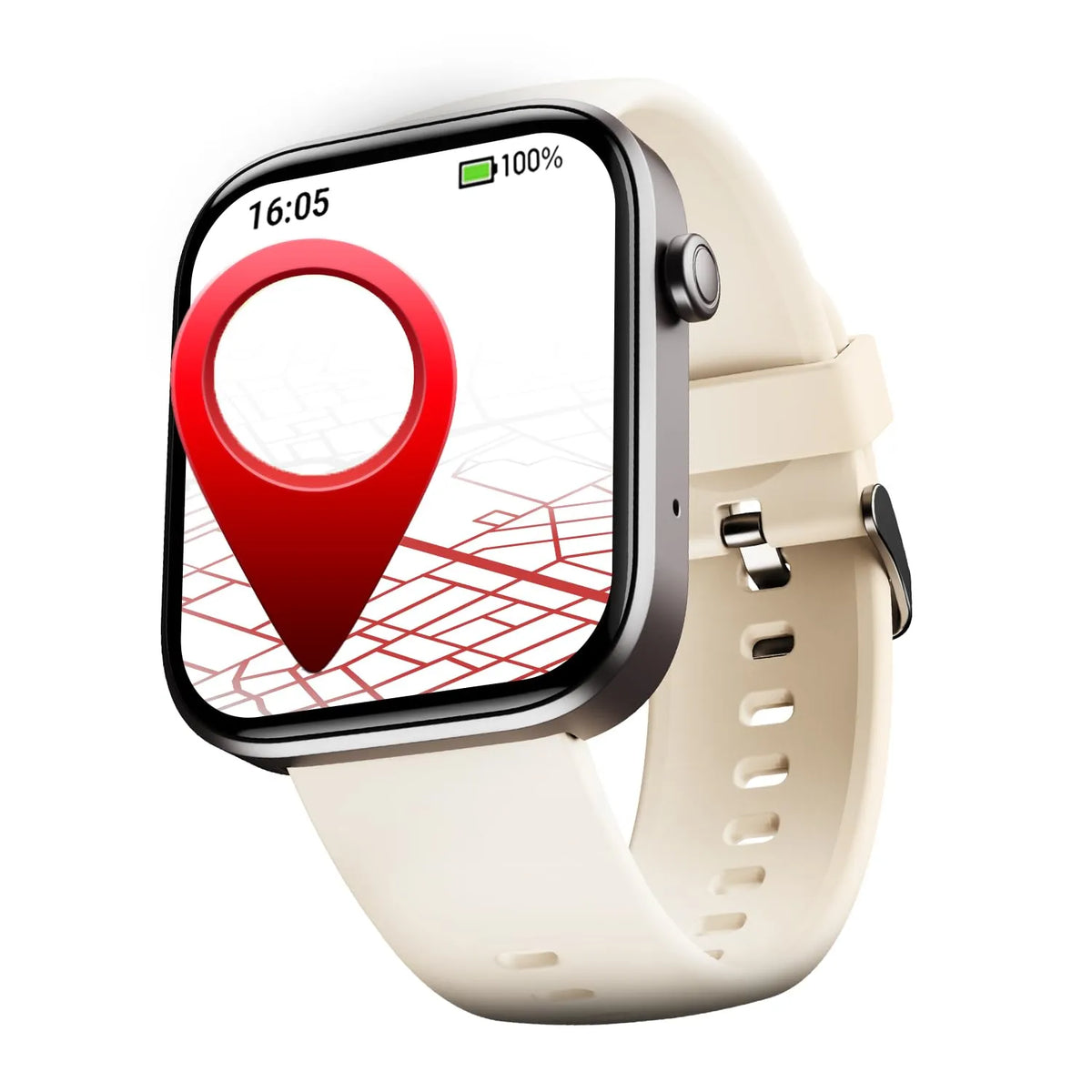 boAt Storm Call 3 Smart Watch – 1.83" HD Display, 700+ Active Modes & TBT Navigation - Salmon Peach (Open-Box)