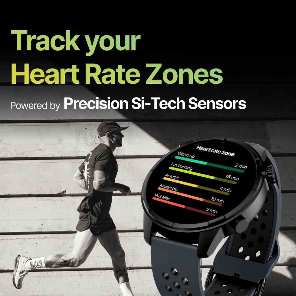 CULT Sprint Running Smartwatch – 1.43" AMOLED, GPS & Bluetooth Calling