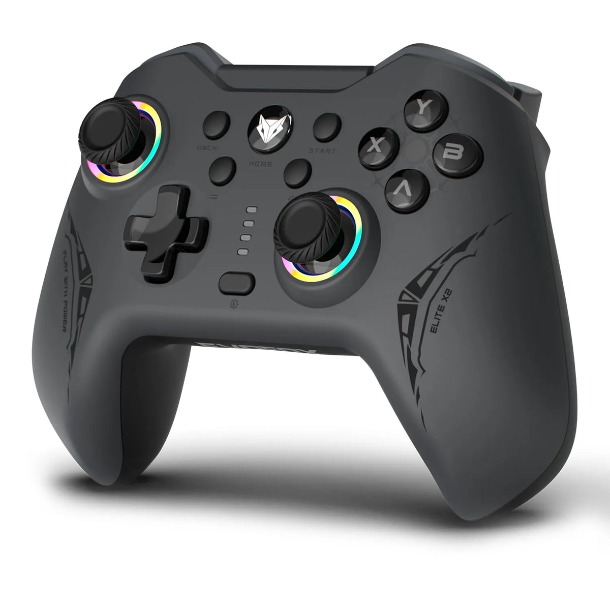EvoFox Elite X2 Wireless Gaming Controller For PC with 1000Hz Polling Rate, Black (Open-Box)