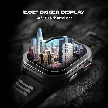 Fire-Boltt 4G Pro Volte Calling Smart Watch 2.02 Inch TFT Display Nano-SIM GPS -Black (Open-Box)
