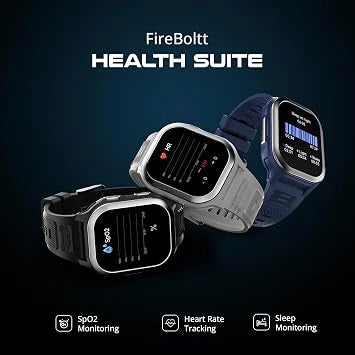 Fire-Boltt 4G Pro Volte Calling Smart Watch 2.02 Inch TFT Display Nano-SIM GPS -Black (Open-Box)