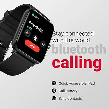 Fire-Boltt Ninja Call Pro Plus Bluetooth Calling Smart Watch, 1.83 HD Display, AI Voice Assistant, 120+ Sports Modes (Open-Box)
