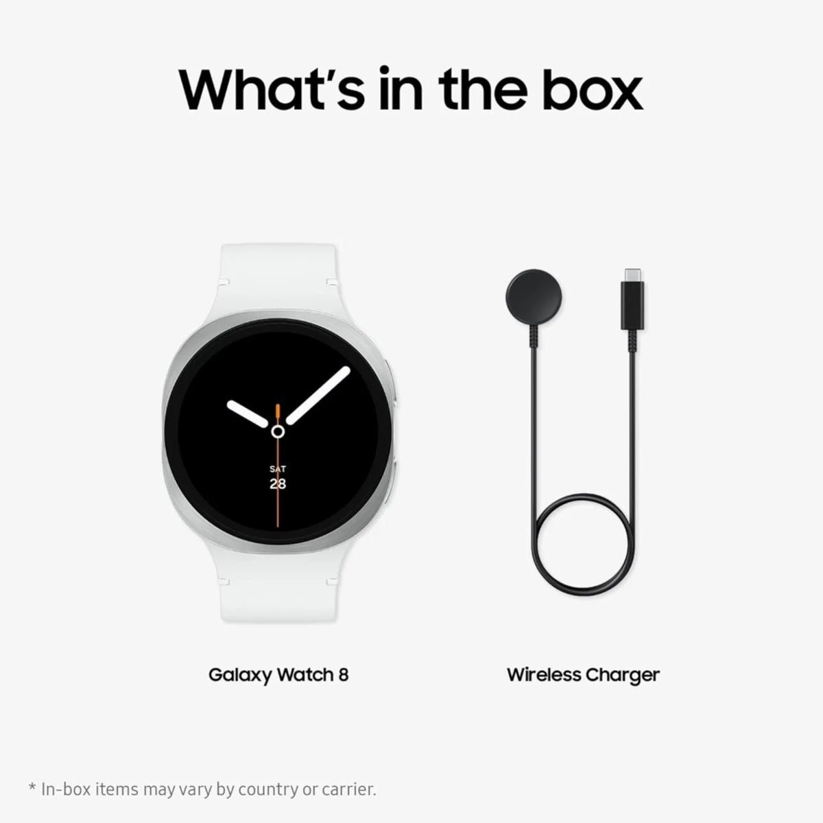 Samsung Galaxy Watch8 40mm LTE – Silver, Sapphire Glass