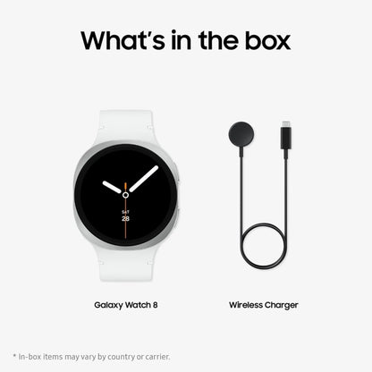 Samsung Galaxy Watch8 40mm LTE – Silver, Sapphire Glass