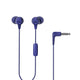 JBL C50HI Wired in Ear Headphones with Mic, One Button Multi-Function Remote, Lightweight and Comfortable fit (Open-Box)