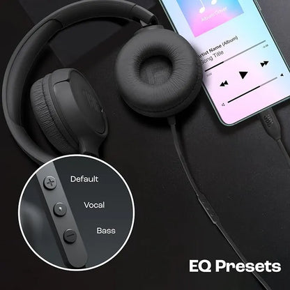 JBL Tune 520C USB-C Wired On-Ear Headphones with Mic