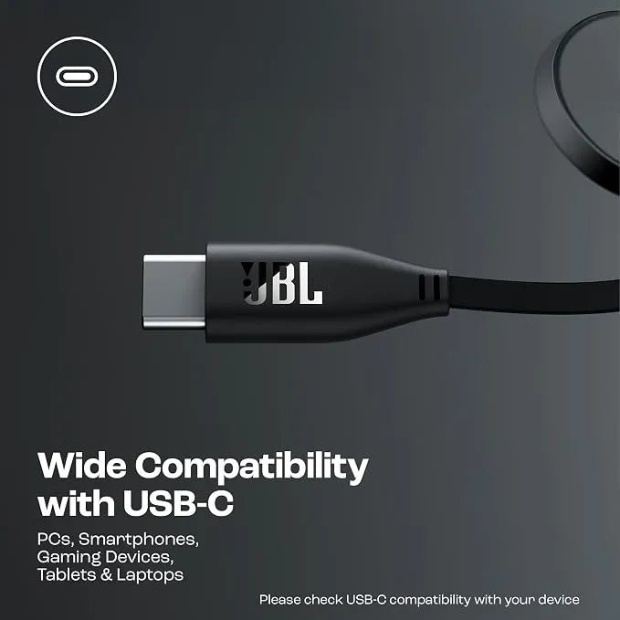 JBL Tune 520C USB-C Wired On-Ear Headphones with Mic
