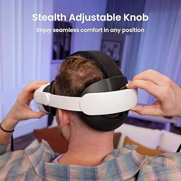 KIWI Design K4 Comfort Head Strap Accessories for Meta Oculus Quest 3 and 3S Lightweight Headband (Open-Box)