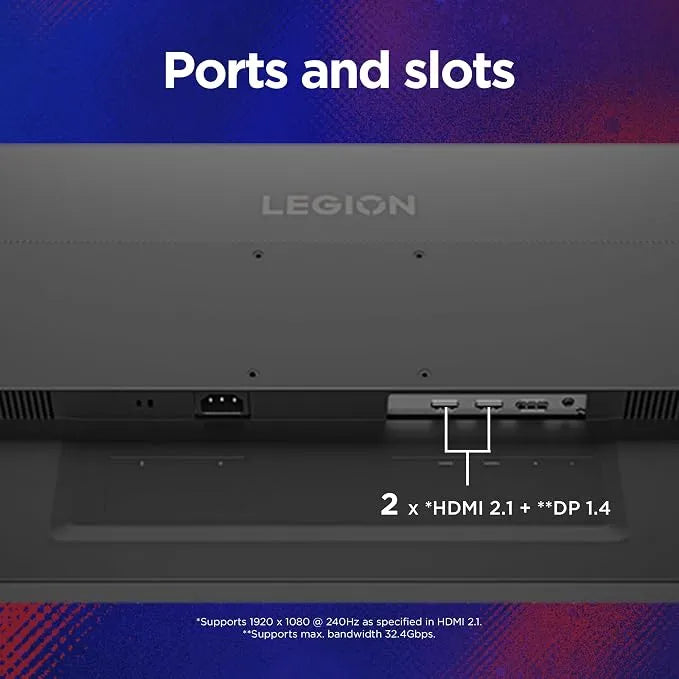 Lenovo Legion 27-10 27 Inch FHD IPS 240Hz Gaming Monitor (Open-Box)