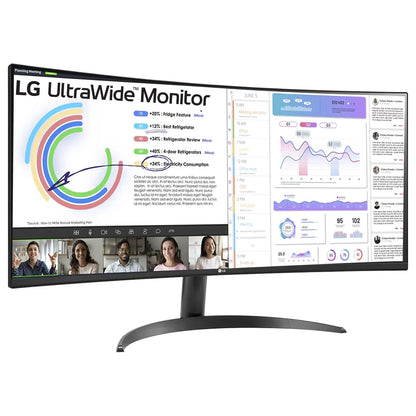 LG 34 Inches 21:9 Curved Ultra Wide Monitor 34WR50QC (Open-Box)