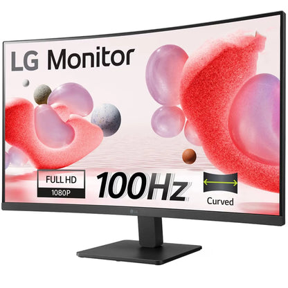 LG 32MR50C 31.5" Curved Monitor – FHD, 100Hz & AMD FreeSync (Open-Box)