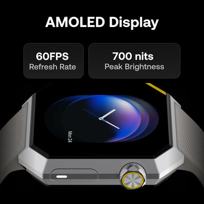 Layers Anarc Smart Watch – 1.85" AMOLED, Bluetooth Calling & IP68