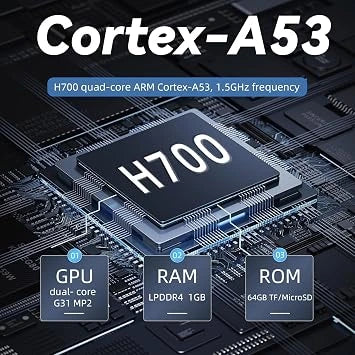 New World RG35XX H Retro Handheld Game Console 3.5 in IPS Screen Built-in 3300mAH Battery 64G TF Card Classic Games Console (Open-Box)