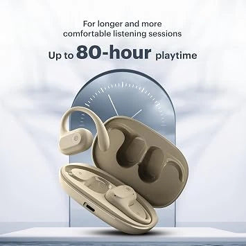 Noise Pure Pods Wireless Open Ear Earbuds with AirWave Technology and Detachable Pure Band- Zen Beige (Open-Box)