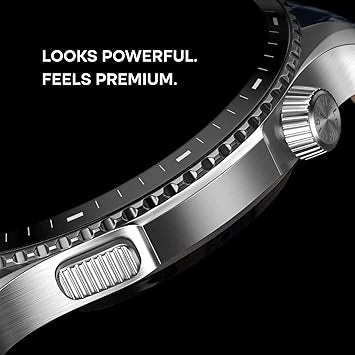Noise NoiseFit Halo 3 Smart Watch with 1.43 Inch AMOLED Display Elite Black (Open-Box)