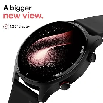 Noise Twist Round dial Smart Watch with Bluetooth Calling, 1.38" TFT Display, up-to 7 Days Battery, 100+ Watch Faces (Open-Box)