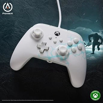 PowerA Advantage with Hall Effect Wired Gaming Controller for Xbox Series X/S, Xbox One, PC, Windows 10/11, Arctic Ice (Open-Box)