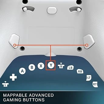 PowerA Advantage with Hall Effect Wired Gaming Controller for Xbox Series X/S, Xbox One, PC, Windows 10/11, Arctic Ice (Open-Box)