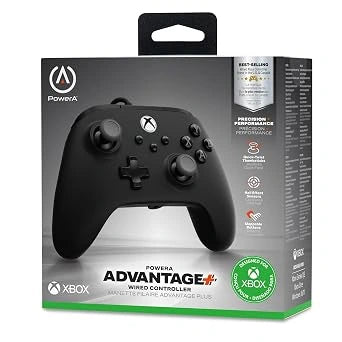 PowerA Advantage Plus Wired Gaming Controller for Xbox Series X/S, Xbox One, PC, Hall Effect Thumbsticks & Triggers (Open-Box)