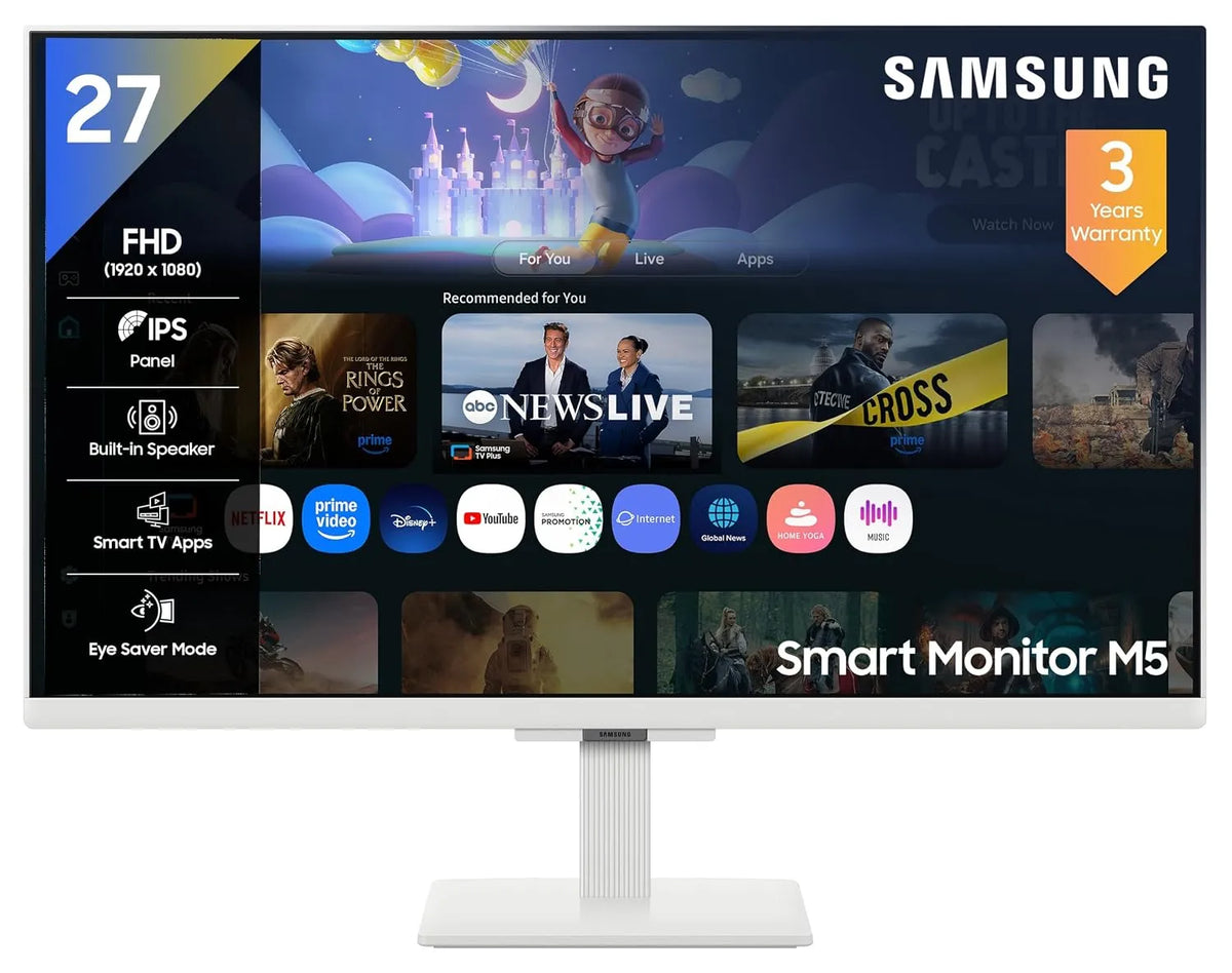 Samsung 32 Inch M5 Smart Monitor (Open-Box)