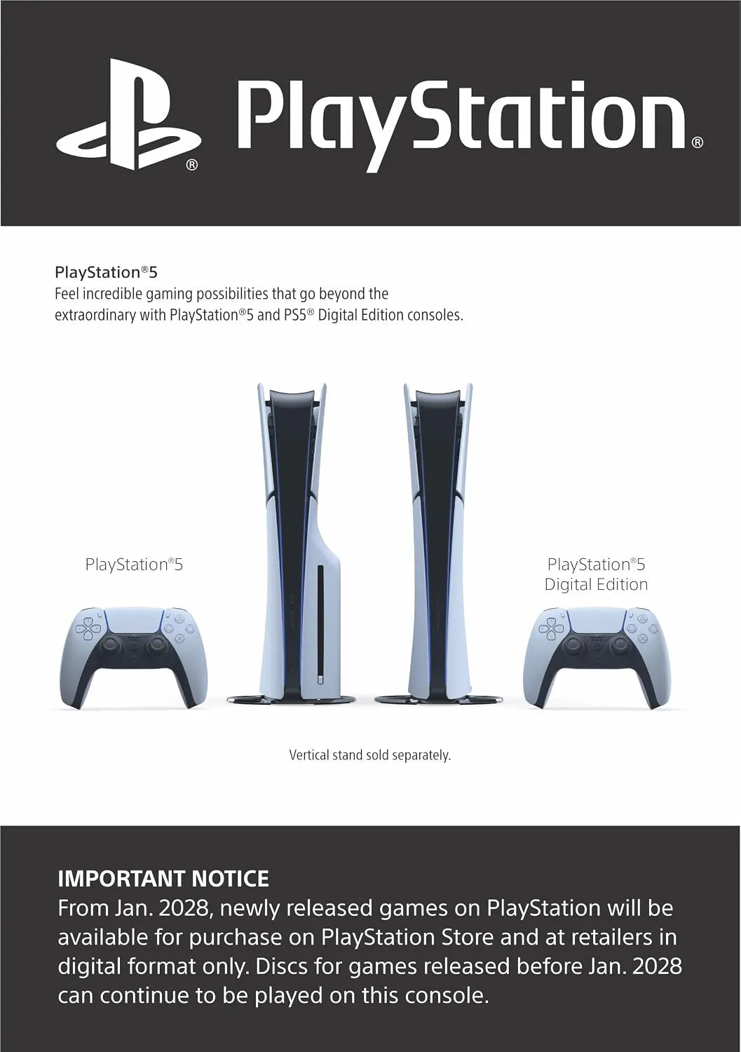 Sony PlayStation5 Gaming Console, Slim (Open-Box)