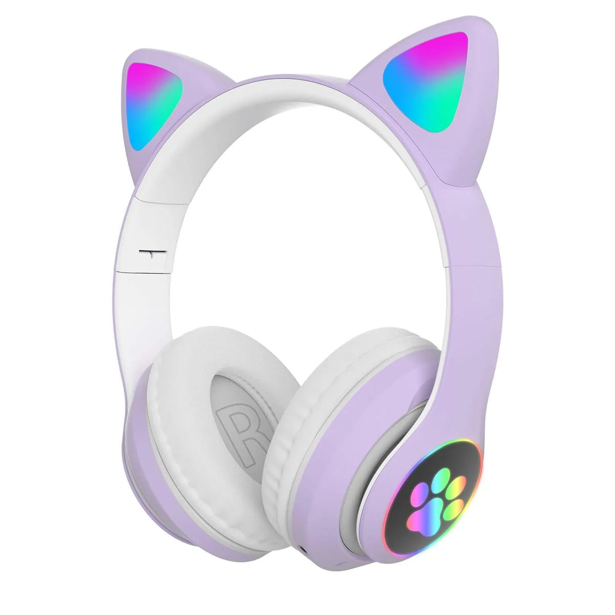 WK LIFE K8 Kids Headphones – Bluetooth 5.3, Cat Ear Design (Open-Box)