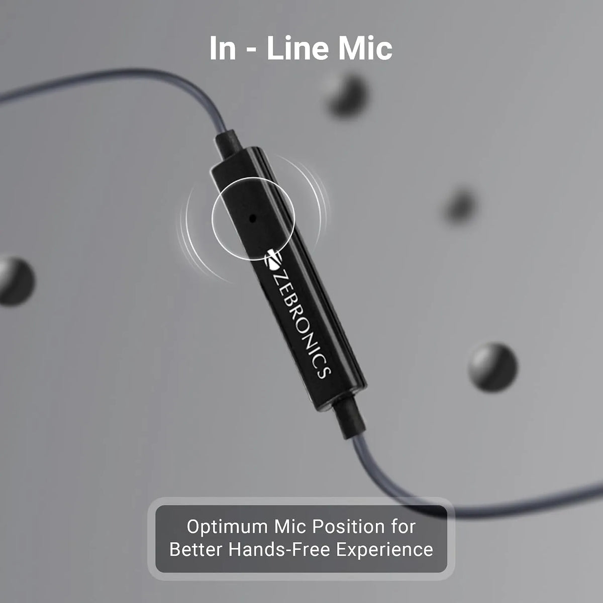 ZEBRONICS Bro C Type-C Wired Earphones with Mic